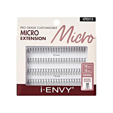i-ENVY Pro-Grade Customizable Micro Extension – 10mm & 12mm Fishtail Micro Roots KPEX13 - ANNS BEAUTY SUPPLY
